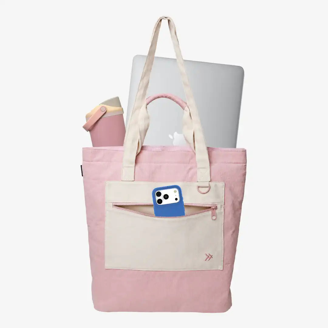 Rose Dust Corduroy - Utility Tote Bag